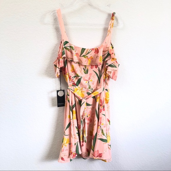 Privacy Please REVOLVE Hamlet Mini Dress Floral XL - Picture 3 of 5